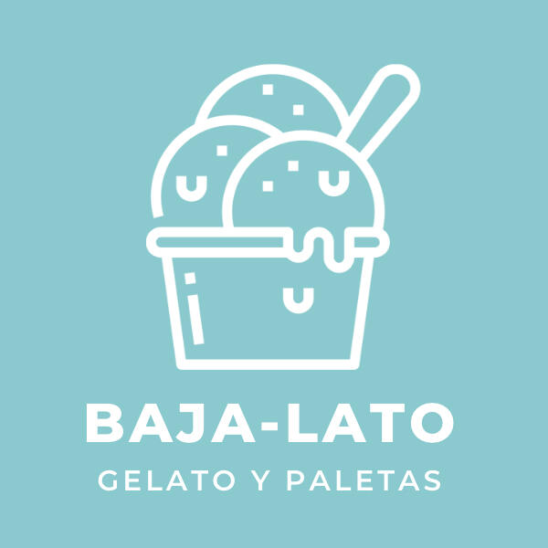 BAJA-LATO Gelato Shop Logo